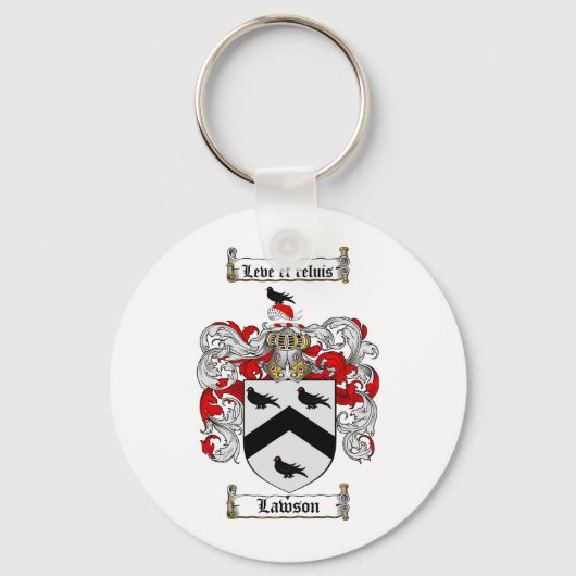 PORTE-CLÉS LAWSON FAMILLE CREST - LAWSON COAT D'ARMES (Recto)