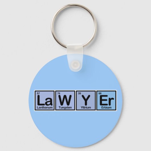 Porte-clés Lawyer made of Elements (Recto)