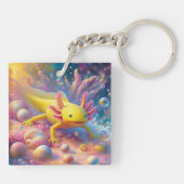 Porte-clés L'Axolotl Joyeux (Dos)
