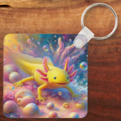Porte-clés L'Axolotl Joyeux (Verso)
