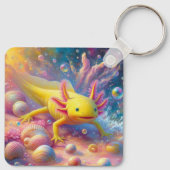Porte-clés L'Axolotl Joyeux (Dos)