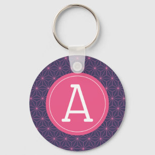 Porte-clés Lazer rose pourpre