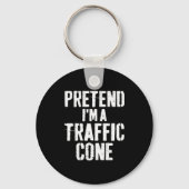 Porte-clés Lazy Easy Halloween Costume Pretend I'm A Traffic (Recto)