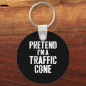 Porte-clés Lazy Easy Halloween Costume Pretend I'm A Traffic (Recto)
