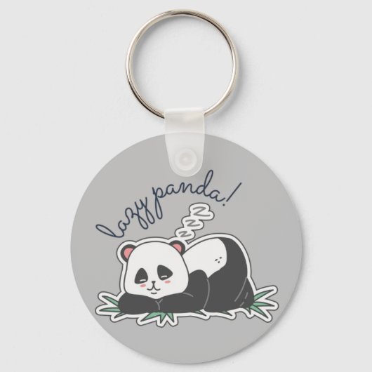 Porte-clés Lazy Panda (Recto)