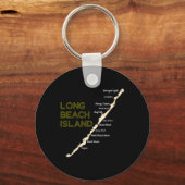 Porte-clés Lbi Nj Long Beach Island New Jersey Nj Beach House (Recto)