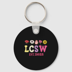 Porte-clés Lcsw Est 2025 Graduation Licence Clinique Social
