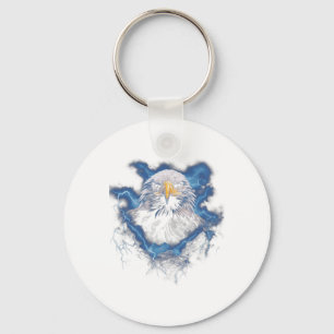 Porte-clés Ld Eagle Bird Nature Usa Foudre 1