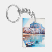 Porte-clés ldp CEFALÙ - Sicile - plage - panorama (Devant gauche)