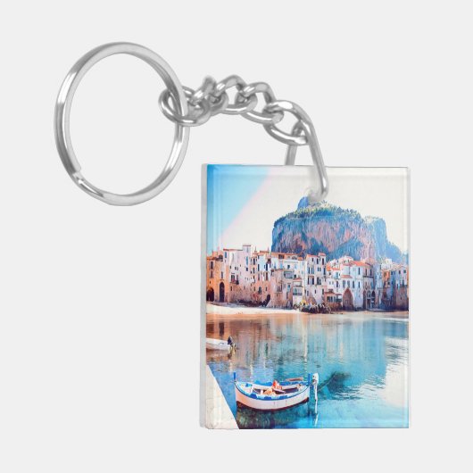 Porte-clés ldp CEFALÙ - Sicile - plage - panorama (Devant gauche)