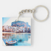 Porte-clés ldp CEFALÙ - Sicile - plage - panorama (Dos)