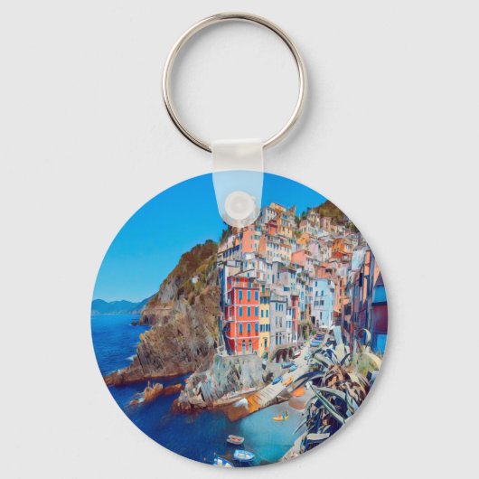 Porte-clés ldp RIOMAGGIORE - Cinque Terre - (Recto)