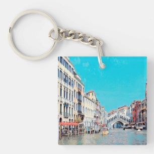 Porte-clés ldp VENICE - Grand Canal - Plage du Rialto -