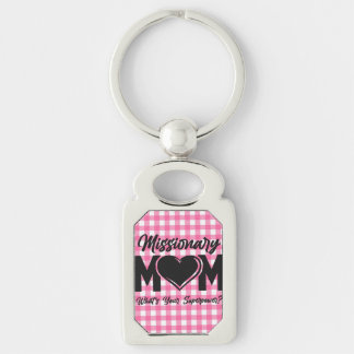 Porte-clés LDS Mormon Missionary Mom Metal Porte - clé tag cl