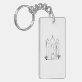 Porte-clés LDS Salt Lake City (Devant gauche)