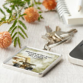 Porte-clés Le 17:7 de Jérémie a béni l'homme qui fait (Côté)