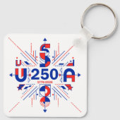 Porte-clés le 250e anniversaire de l'Amérique (Dos)