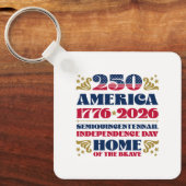 Porte-clés Le 250e anniversaire de l'indépendance de l'Amériq (Recto)