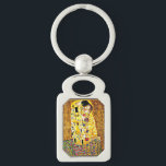 Porte-clés Le baiser, célèbre peinture de Gustav Klimt<br><div class="desc">Le Kiss,  peinture passionnée de l'artiste symboliste autrichien Gustav Klimt</div>