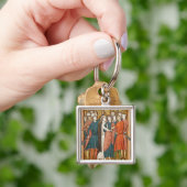 Porte-clés Le baiser des judas, 'Psautier l'Usage De Paris (main)