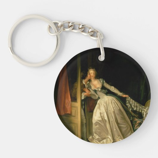 Porte-clés Le Baiser volé Fragonard (Devant)