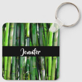 Porte-clés Le Bambou vert Stalks Photographie de la nature (Dos)