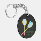 Porte-clés Le bandit de badminton (Devant gauche)