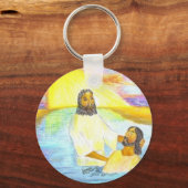 Porte-clés Le baptême de Jésus (Recto)