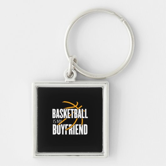 Porte-clés Le Basket-Ball Est Mon Petit Ami (Devant)