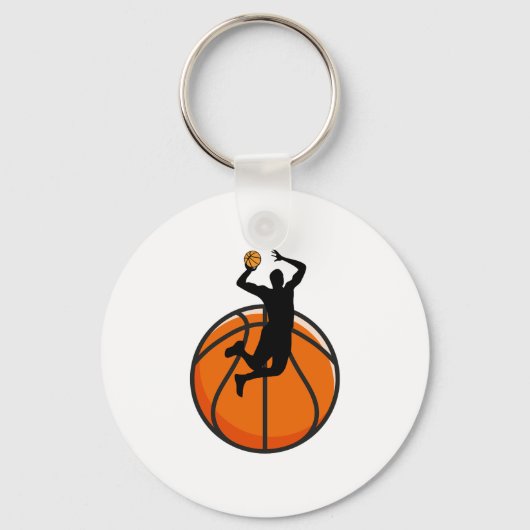 Porte-clés Le basket-ball n'est pas seulement un jeu, c'est u (Recto)