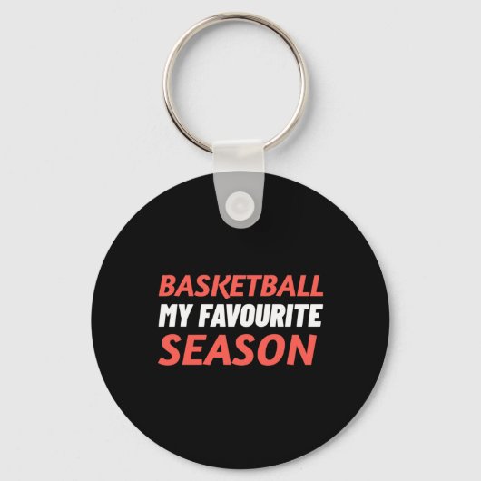 Porte-clés Le Basket Est Ma Saison Préférée (Recto)