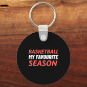 Porte-clés Le Basket Est Ma Saison Préférée (Recto)