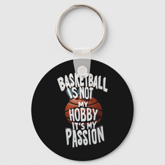 Porte-clés Le Basket Est Mon Pion (Recto)