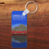 Porte-clés Le Bateau Rouge Maisons Sunndalsøra Norvège (Verso)