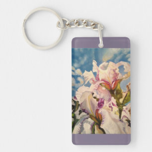 Porte-clés Le blanc irise le porte - clé