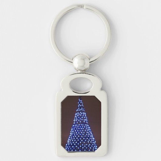 Porte-clés Le bleu allume l'arbre de Noël (Devant)