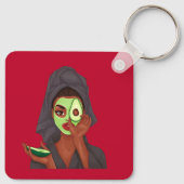 Porte-clés Le bonheur commence par l'autogestion (Dos)