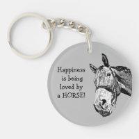 Le bonheur est aimé par un CHEVAL ! Devis Humour