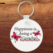 Porte-clés Le Bonheur Est Être Une Grand-Mère (Recto)
