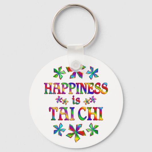 Porte-clés Le bonheur est Tai Chi (Recto)