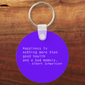 Porte-clés Le bonheur est un Porte - clé (Recto)