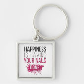 Porte-clés Le bonheur mignon a vos clous faits (Devant)
