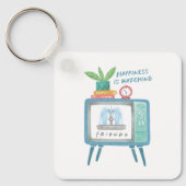 Porte-clés Le bonheur regarde AMIS™ (Recto)