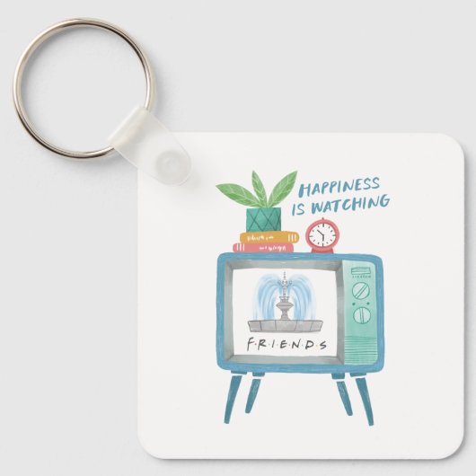 Porte-clés Le bonheur regarde AMIS™ (Recto)