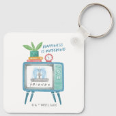 Porte-clés Le bonheur regarde AMIS™ (Dos)