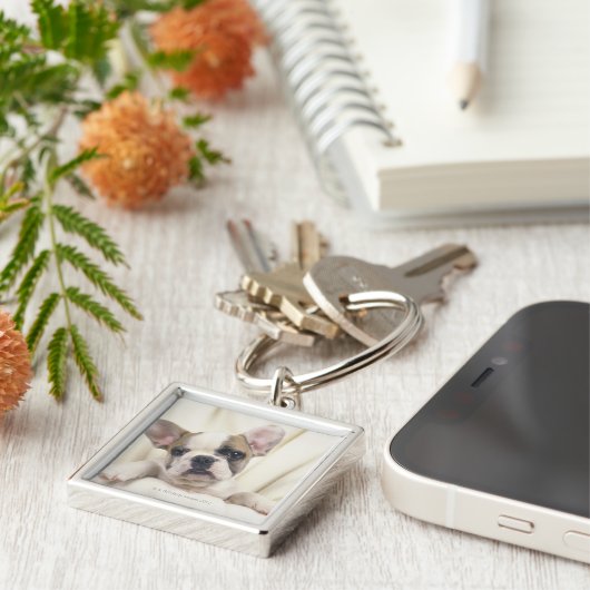 Porte-clés Le bouledogue, souvent appelé le bouledogue (Côté)