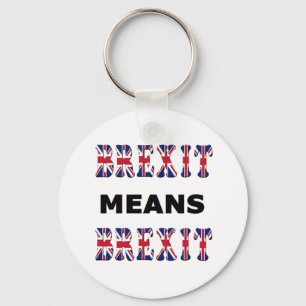 Porte-clés Le Brexit porte - clé signifie le Brexit