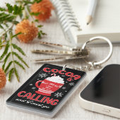 Porte-clés Le cacao est en train d'appeler (Devant droit)