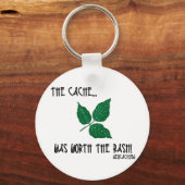 Porte-clés Le Cache valait la peine de l'éruption ! (Recto)