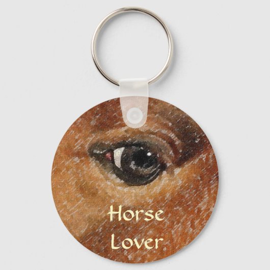 Porte-clés Le cadeau de l'amoureux de l'équine (Recto)